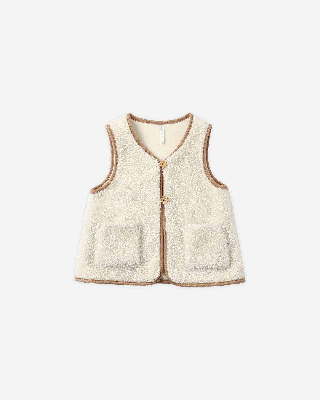Rylee + Cru Sherpa Vest - Natural
