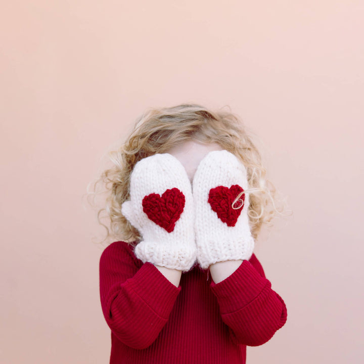 Blueberry Hill Heart Mittens