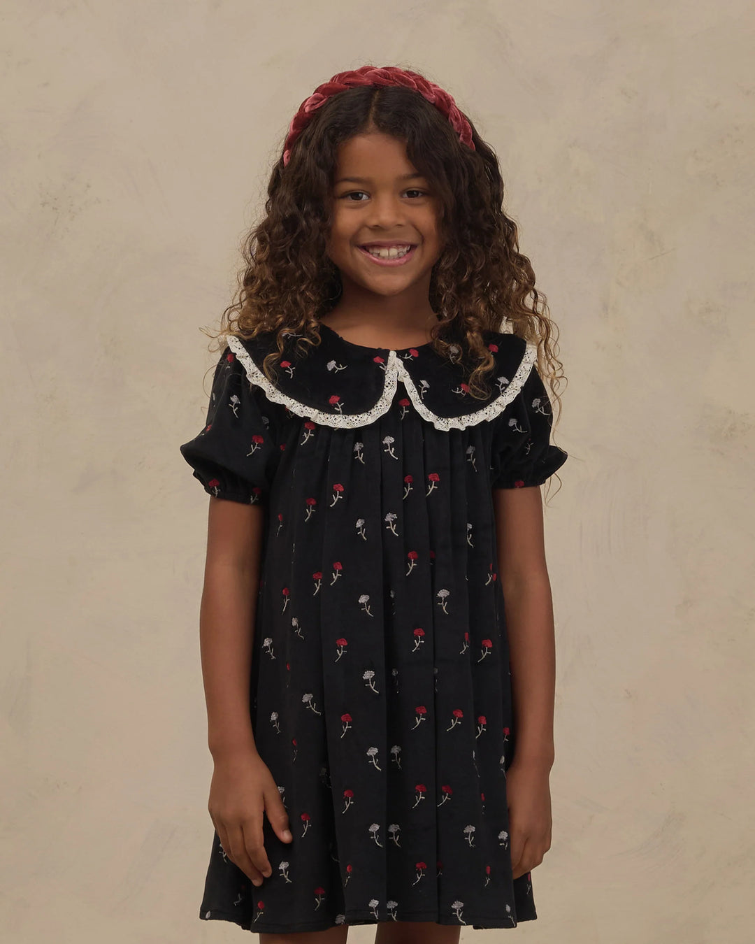 Noralee Braided Headband - Ruby