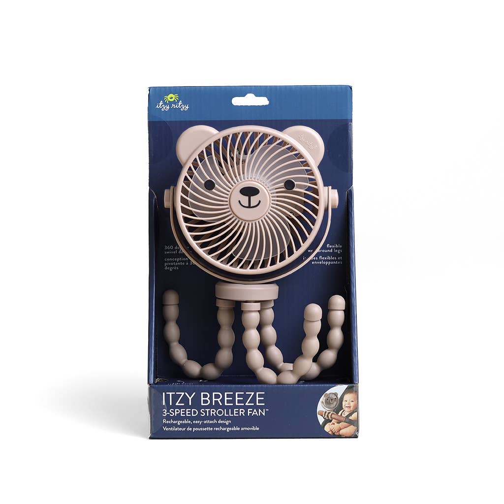 Itzy Ritzy Itzy Breeze 3-Speed Stroller Fan™ - Taupe