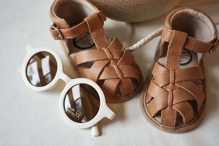 Little Love Bug Closed Toe Sandal - Desert Sand