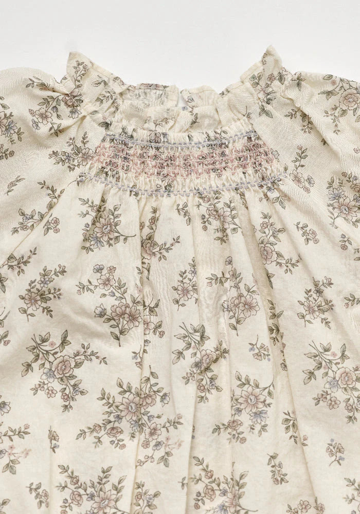 Louisiella Baby Nerina Romper - Vintage Pink