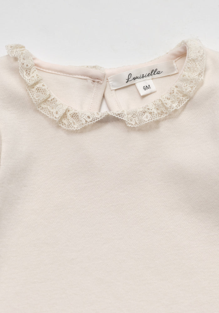 Louisiella Baby Liliane Puff T-Shirt - Pink
