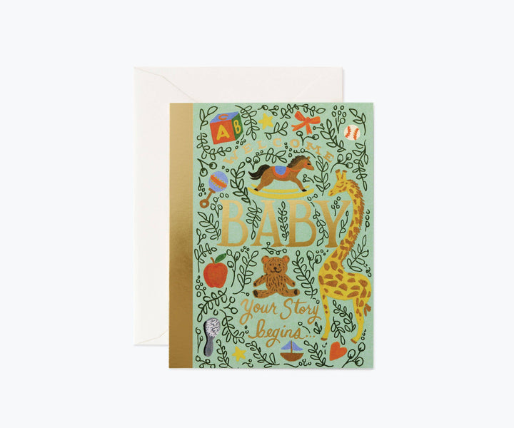 Rifle Paper Co Storybook Baby Card