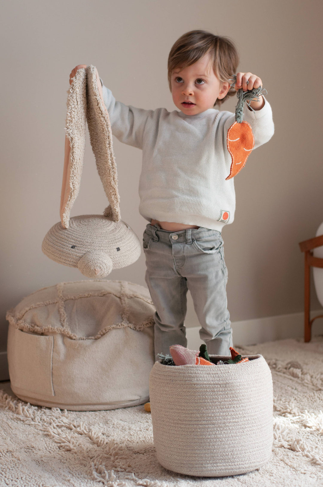 Lorena Canals Basket - Rita The Rabbit