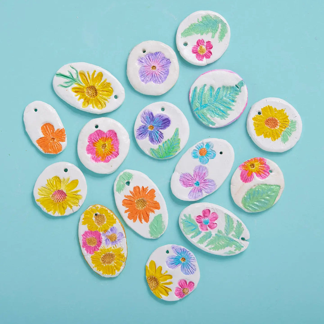 Bright Stripes Wish Craft Flower Power Pottery