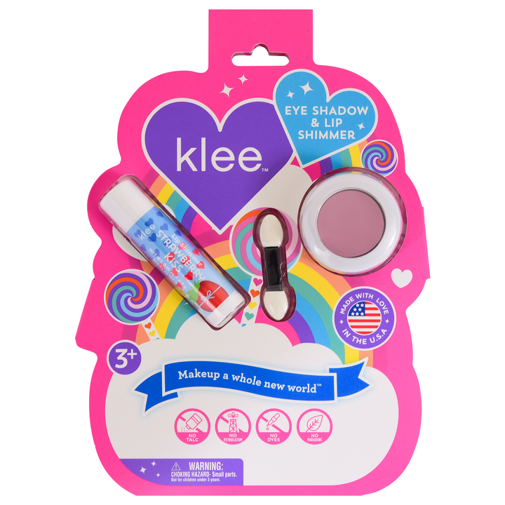 Klee Kids Wildflower Shimmer - Eye Shadow and Lip Shimmer Set