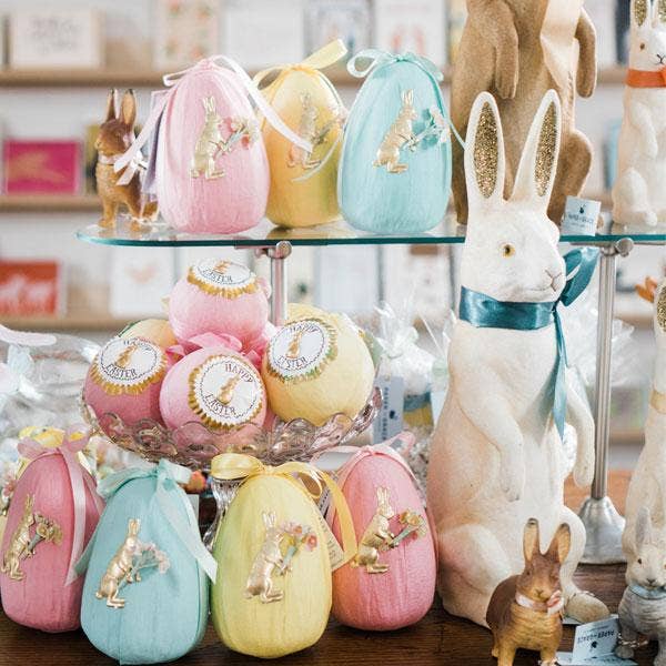 Tops Malibu Deluxe Surprise Ball - Easter Egg - Golden Rabbits - Asst