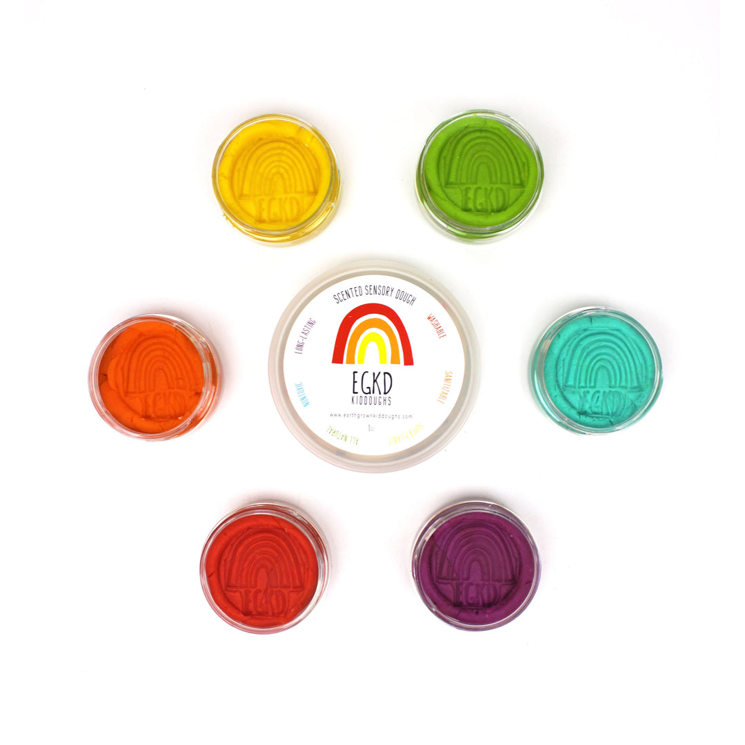 Earth Grown KidDoughs Mini KidDough Rainbow Set