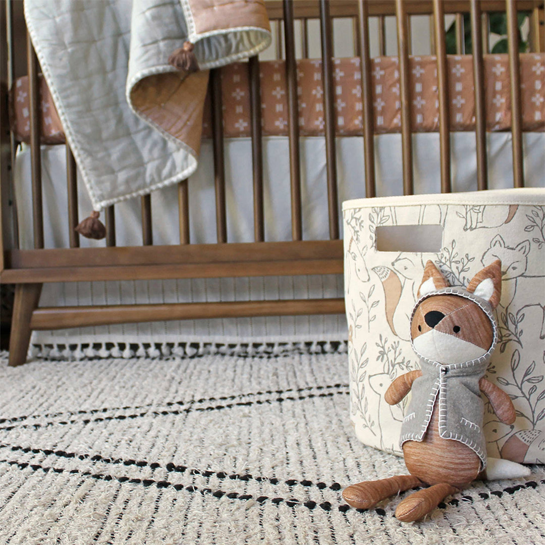 Crane Baby Storage Bin - Ezra Woodland
