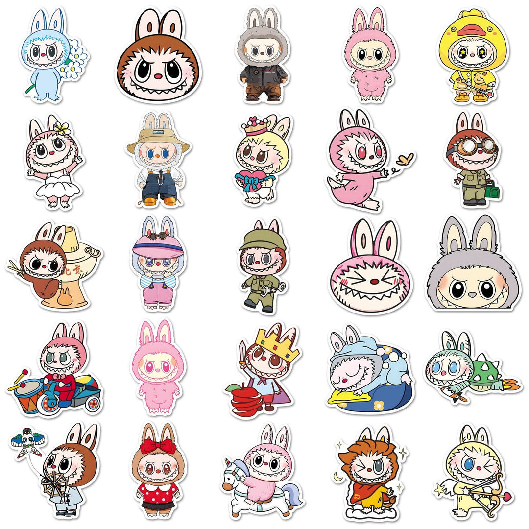 Little Trendy Cute Monster Cute Deco Sticker Set