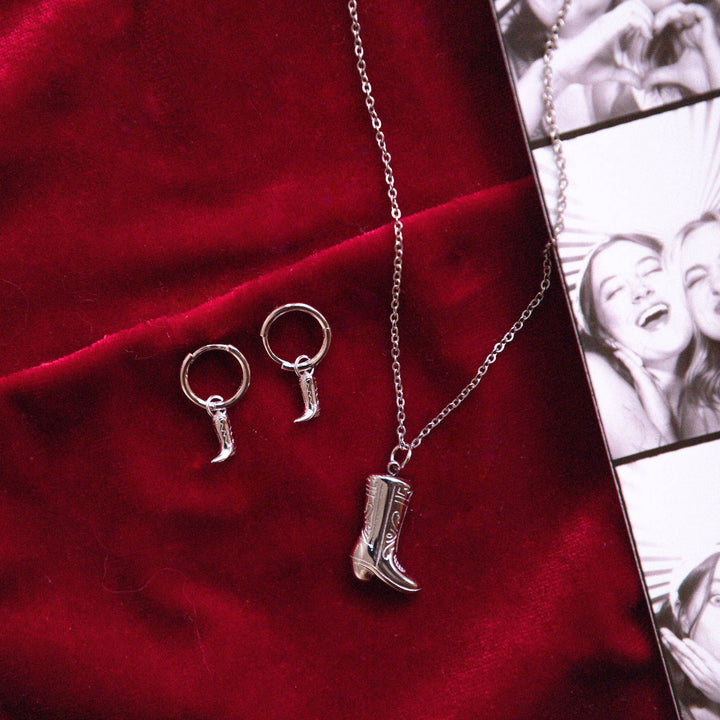 Mauve Jewelry Co. Dolly Boot Necklace