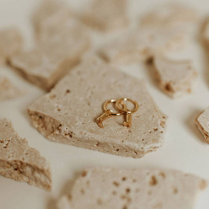 Mauve Jewelry Co. Dolly Boot Hoops