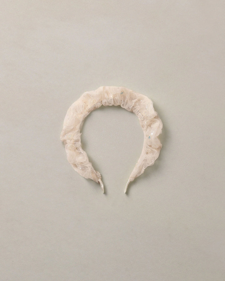 Noralee Gathered Headband - Pearl