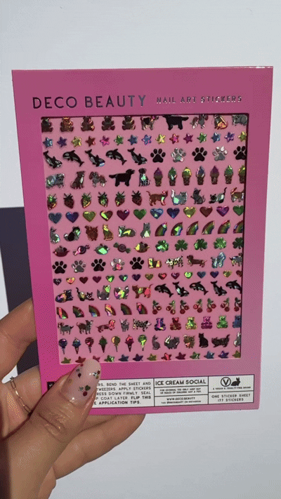 Deco Beauty Nail Art Stickers - Ice Cream Social