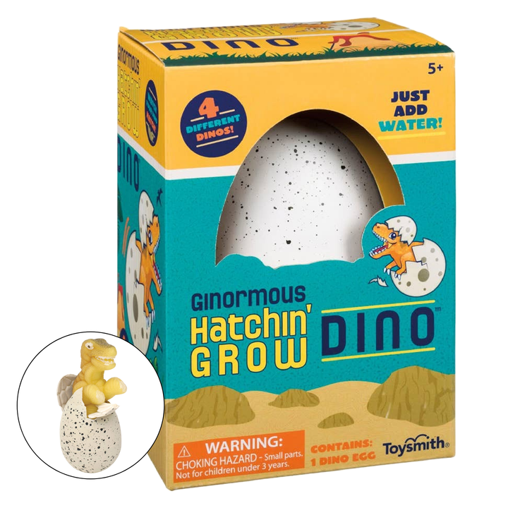Toysmith Ginormous Hatchin' Grow Dino Egg