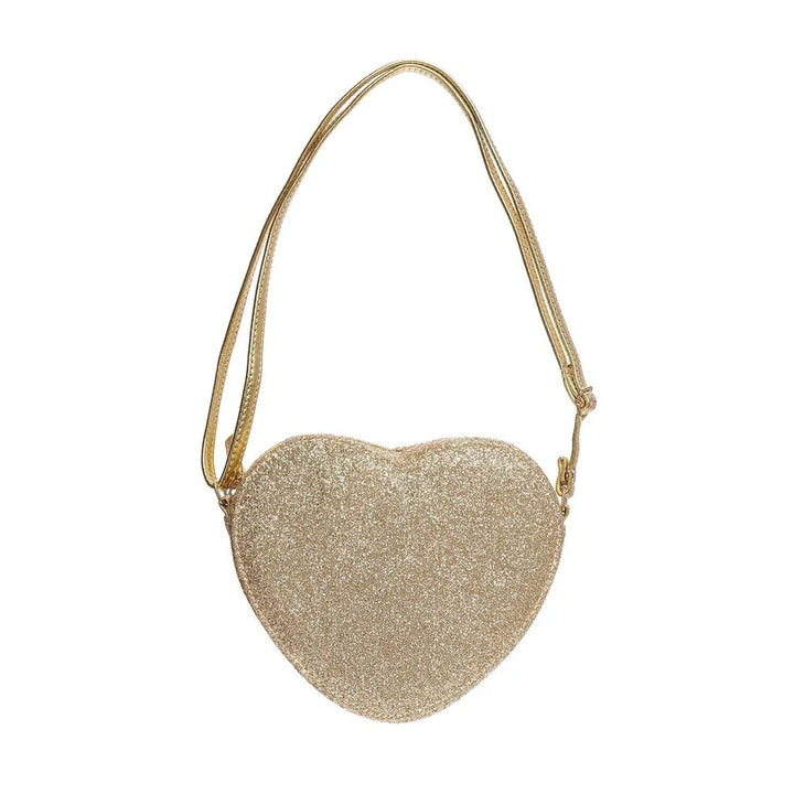 Rockahula Love Gold Glitter Heart Bag