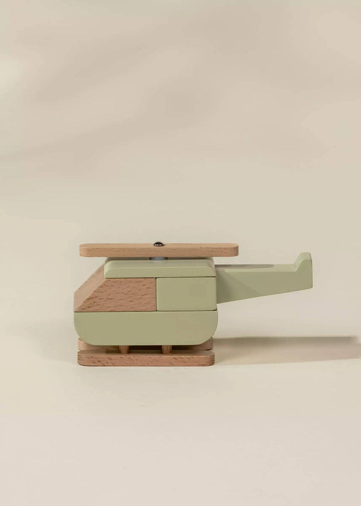 Coco Village Wooden Vehicle - Helicopter