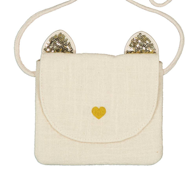 Luciole et Petit Pois Handbag - Ecru Cat