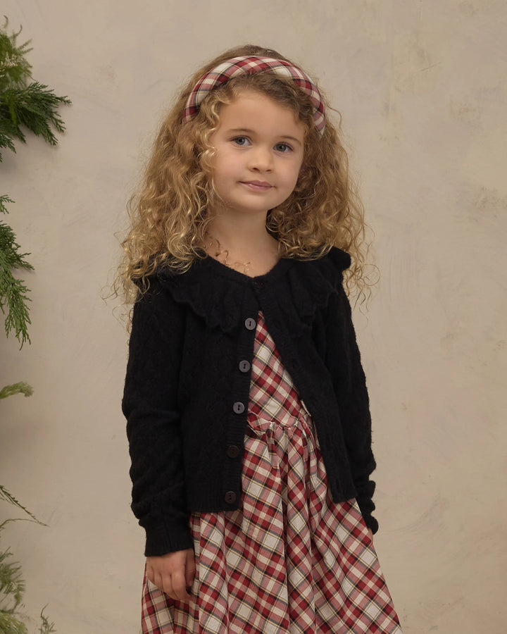 Noralee Padded Headband - Holiday Tartan