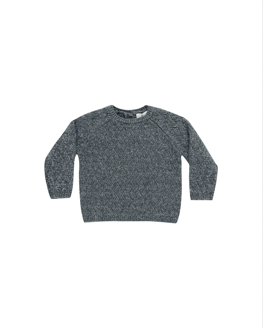 Quincy Mae Knit Sweater - Heathered Indigo