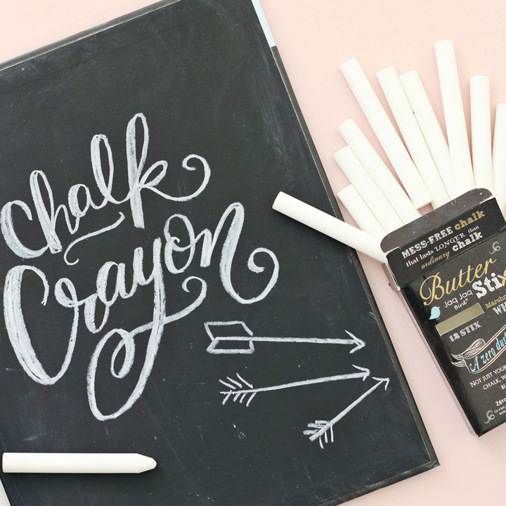 Jaq Jaq Bird ButterStix® Dustless Cream Chalk,Christmas Stocking Stuffer