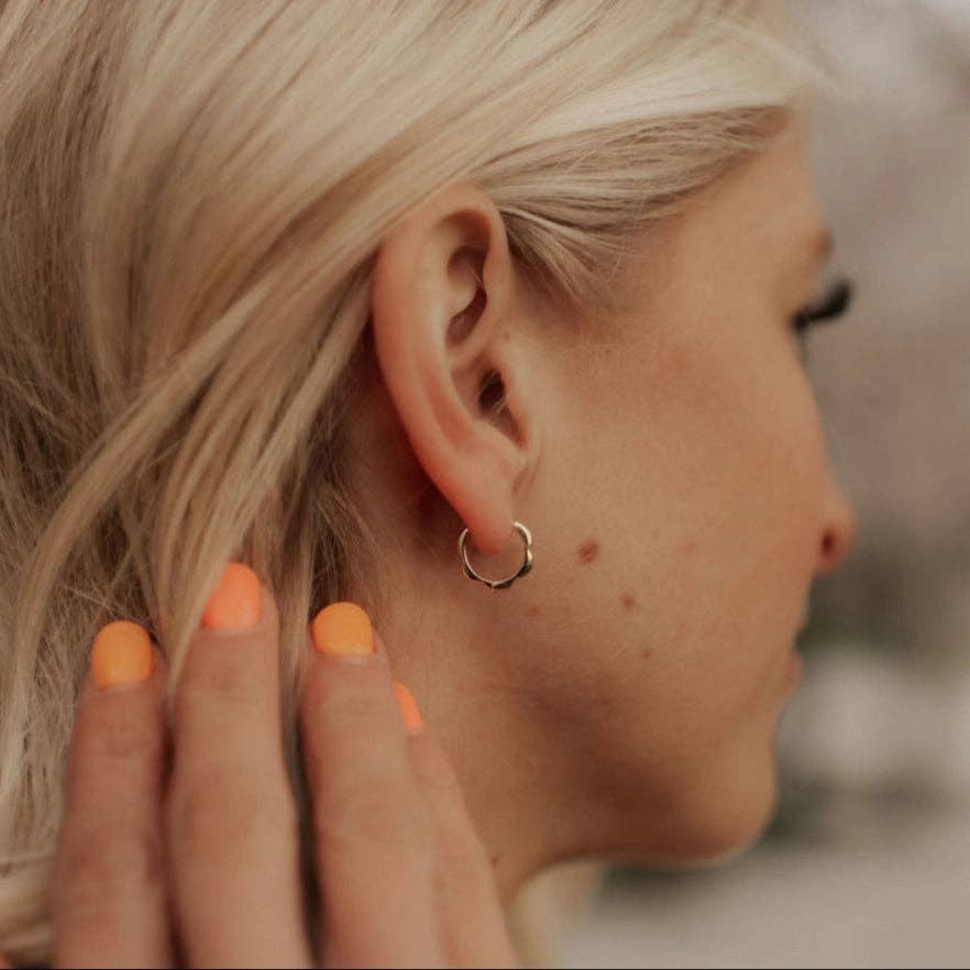 Mauve Jewelry Co. Lola Floral Hoops
