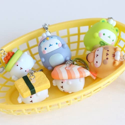 Molang Figure Keyring Bag Charms– Random Design
