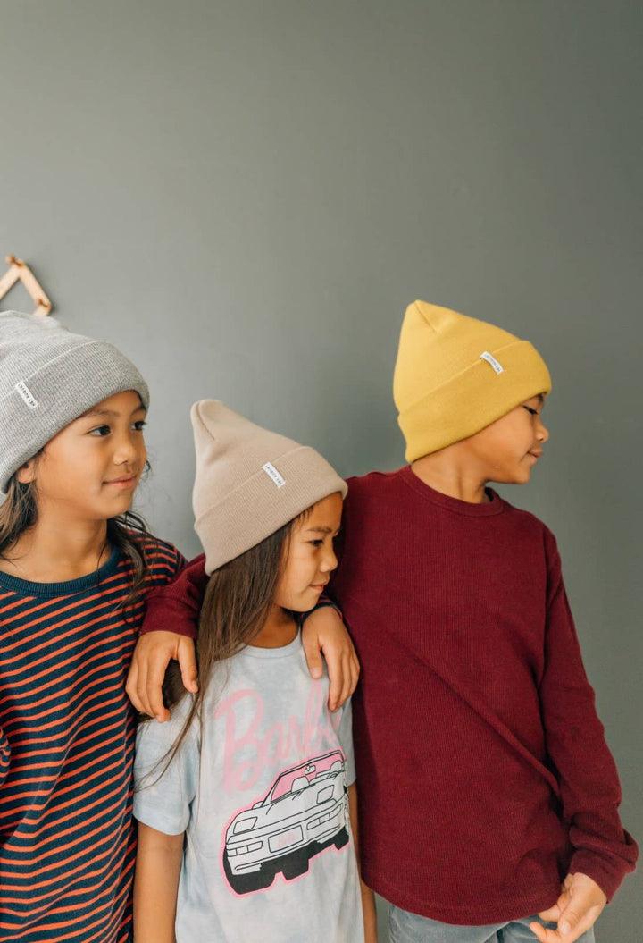 Hey August Knit Cuff Beanie - Oat