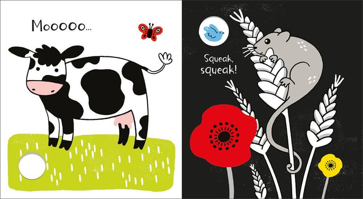 Usborne Baby's Black And White Books Farm