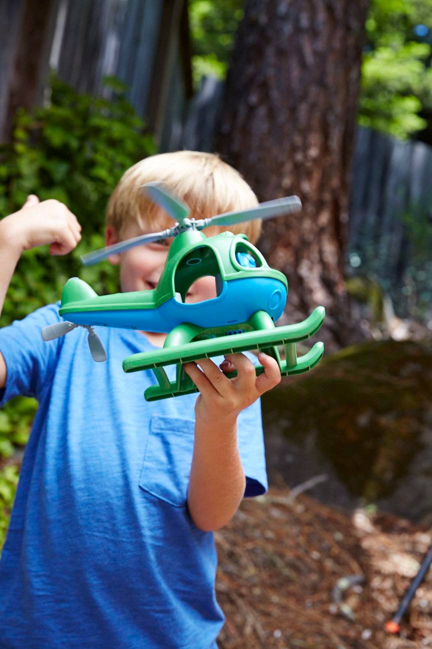 Green Toys Helicopter - Blue