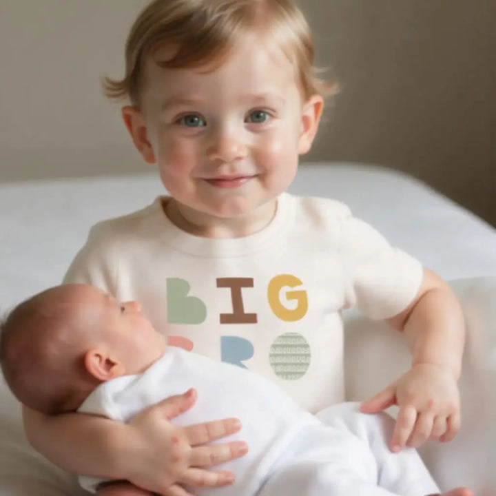 Finn + Emma Kid Graphic Organic Tee - Big Bro Desert Bloom
