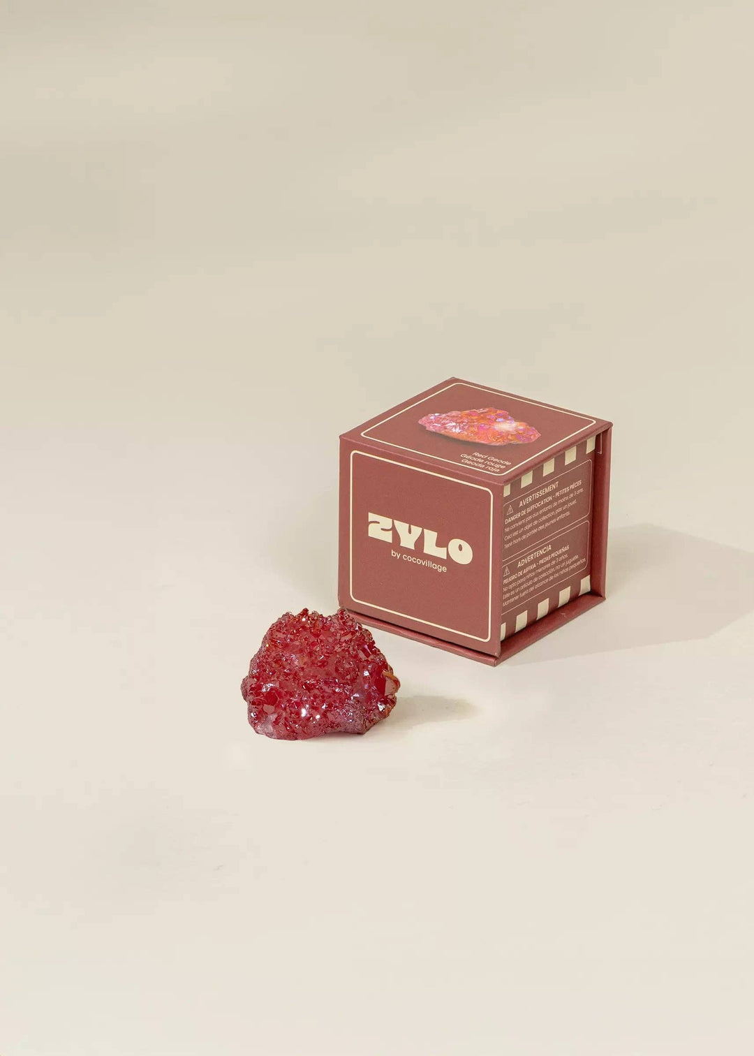 Coco Village Collectible Mineral - Red Geode