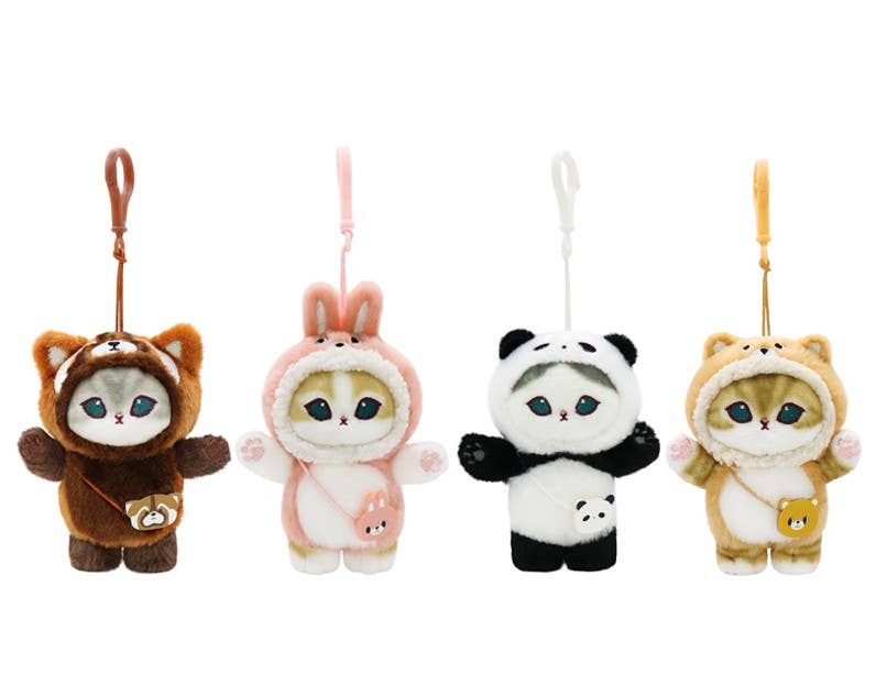 Mofusand Plush Keychain 9cm – Animal Costume Series