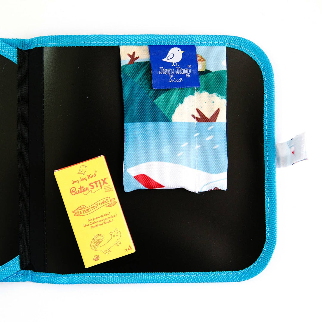 Jaq Jaq Bird Airplanes Activity Wipe Dry Book