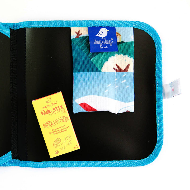 Jaq Jaq Bird Airplanes Activity Wipe Dry Book