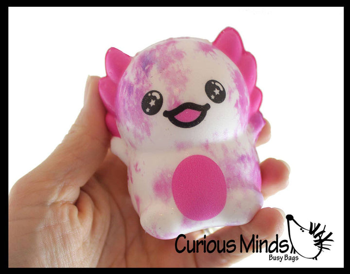 Curious Minds Toys Axolotl Slow Rise Squishy Toys