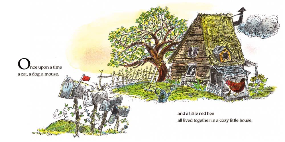 The Little Red Hen Board Book