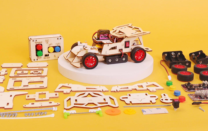Kitsville Steering Remote Controlled Car DIY Kit