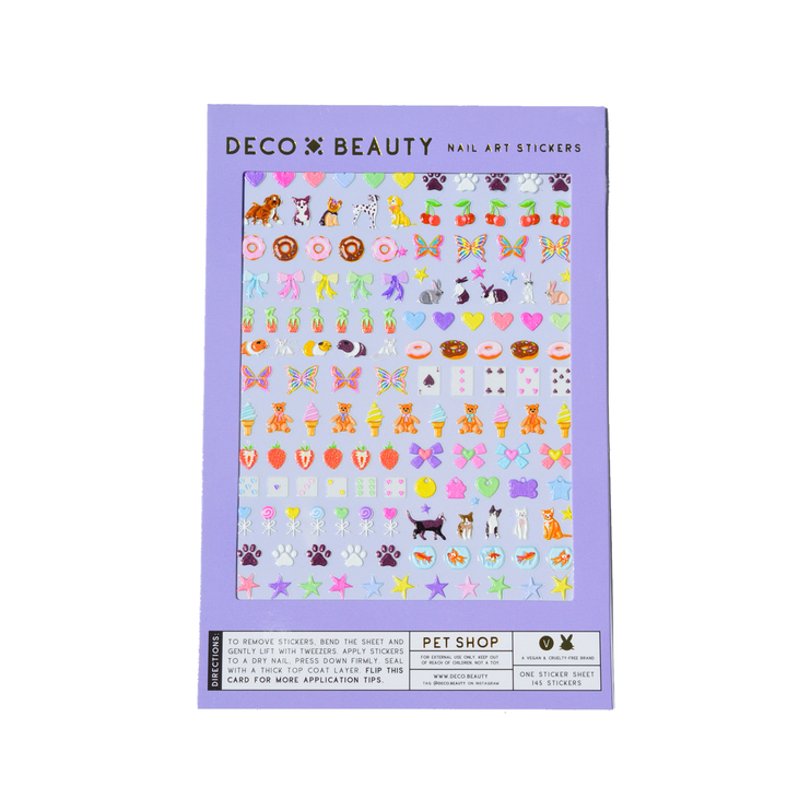 Deco Beauty Nail Art Stickers - Pet Shop