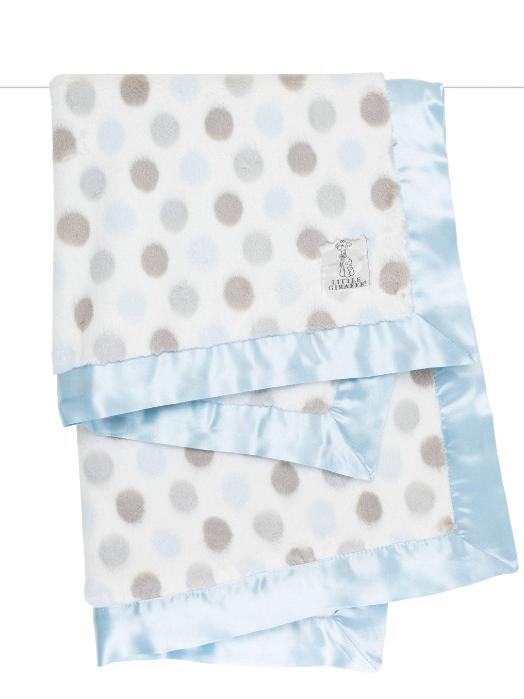 Little Giraffe Lux Dot Baby Boy & Toddler Blanket