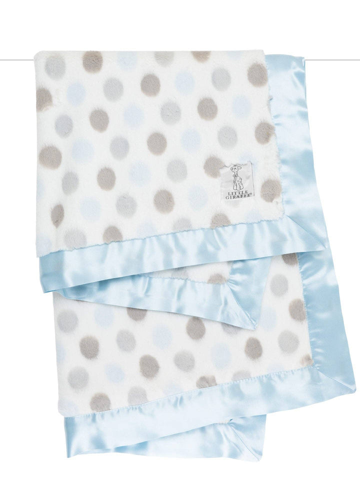 Little Giraffe Lux Dot Baby Boy & Toddler Blanket