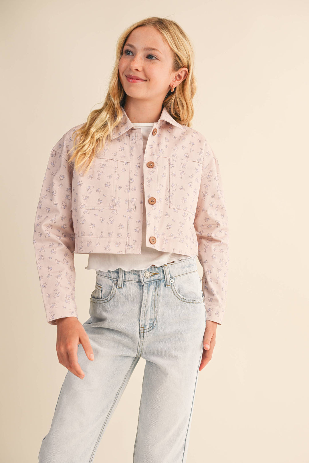 Heart And Arrow Cropped Jacket