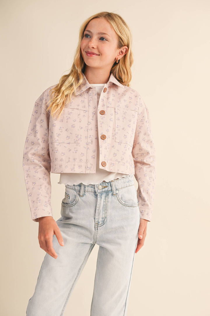 Heart And Arrow Cropped Jacket