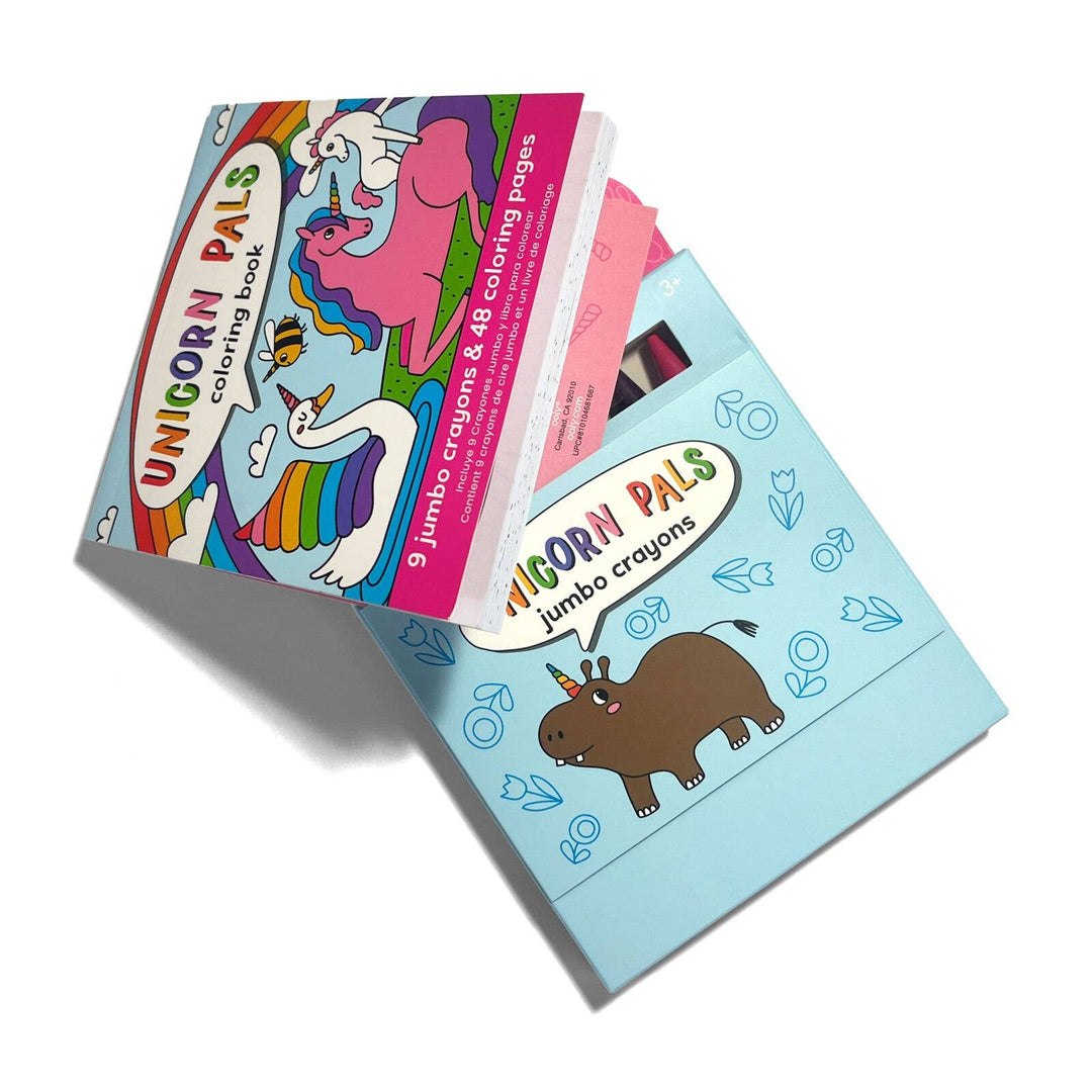 Ooly Carry-Along Coloring Book Set - Unicorn Pals (10 PC Set)