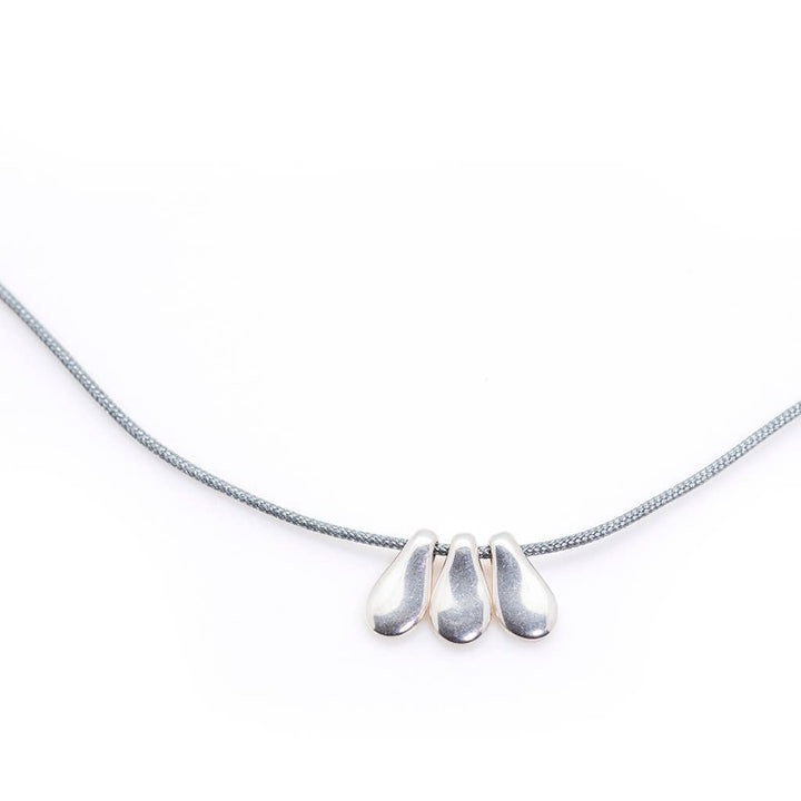 Bronwen Tiny Charm - 3 Petal Necklace