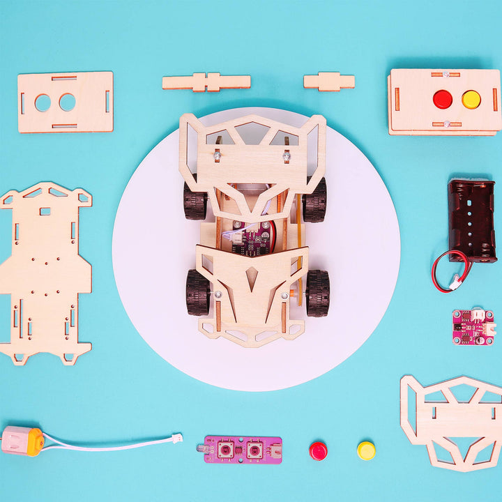 Kitsville Infrared Remote Controlled Car DIY Kit