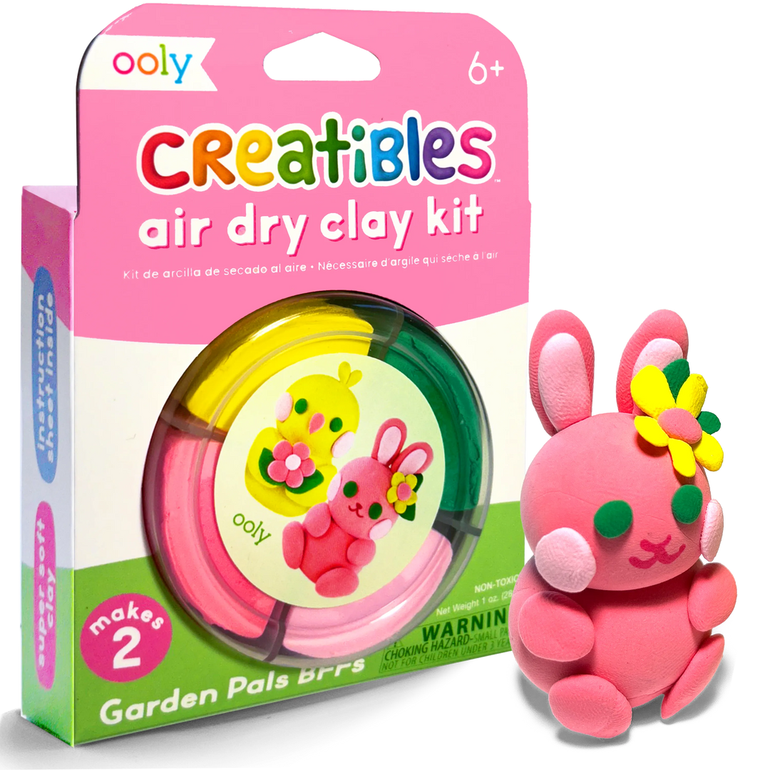 Ooly Creatibles Air Dry Clay BFFs Kit - Garden Pals (Set of 4 Colors)