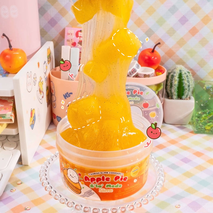 Kawaii Slime Apple Pie à la Mode Slime