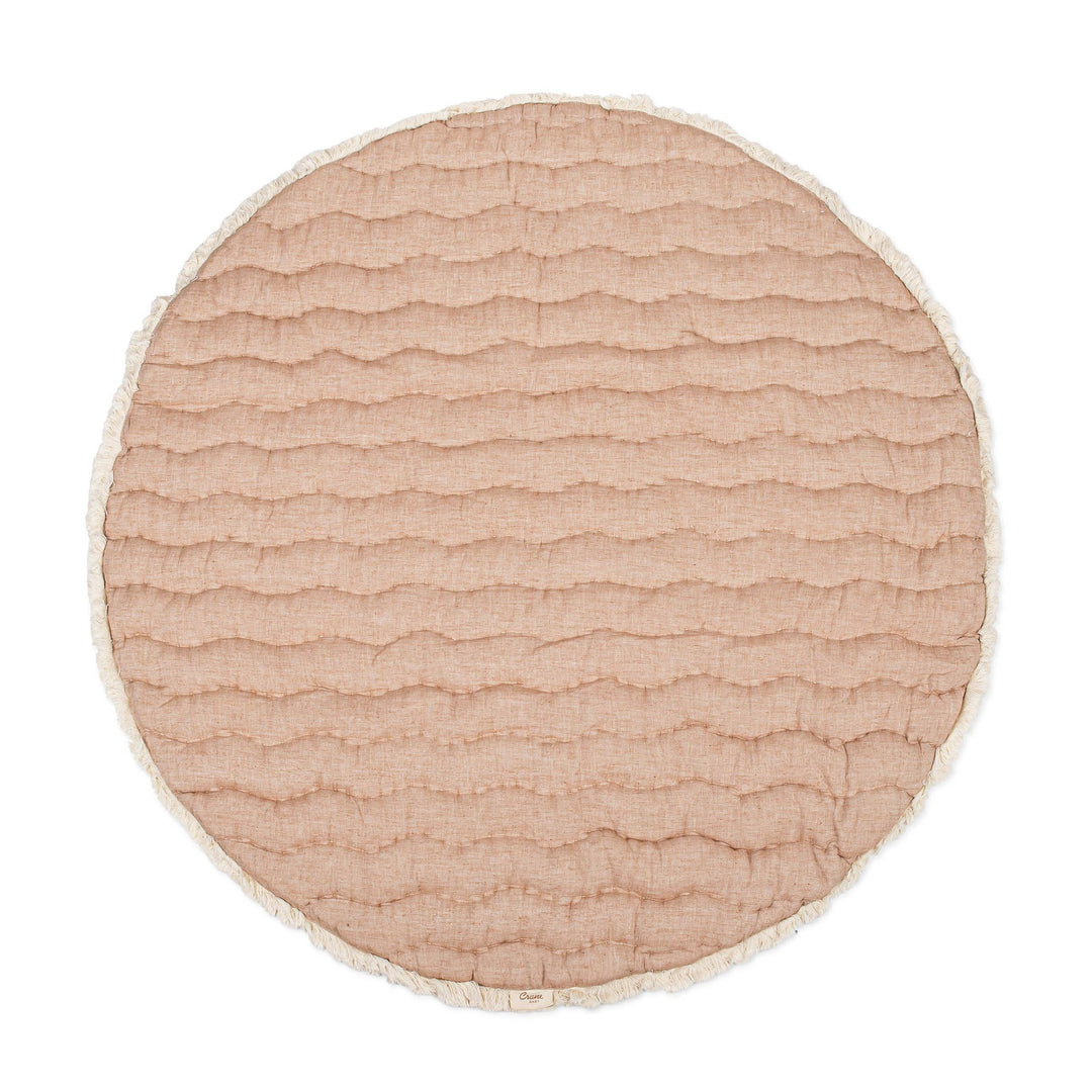 Crane Baby Quilted Playmat - Ezra Woodland